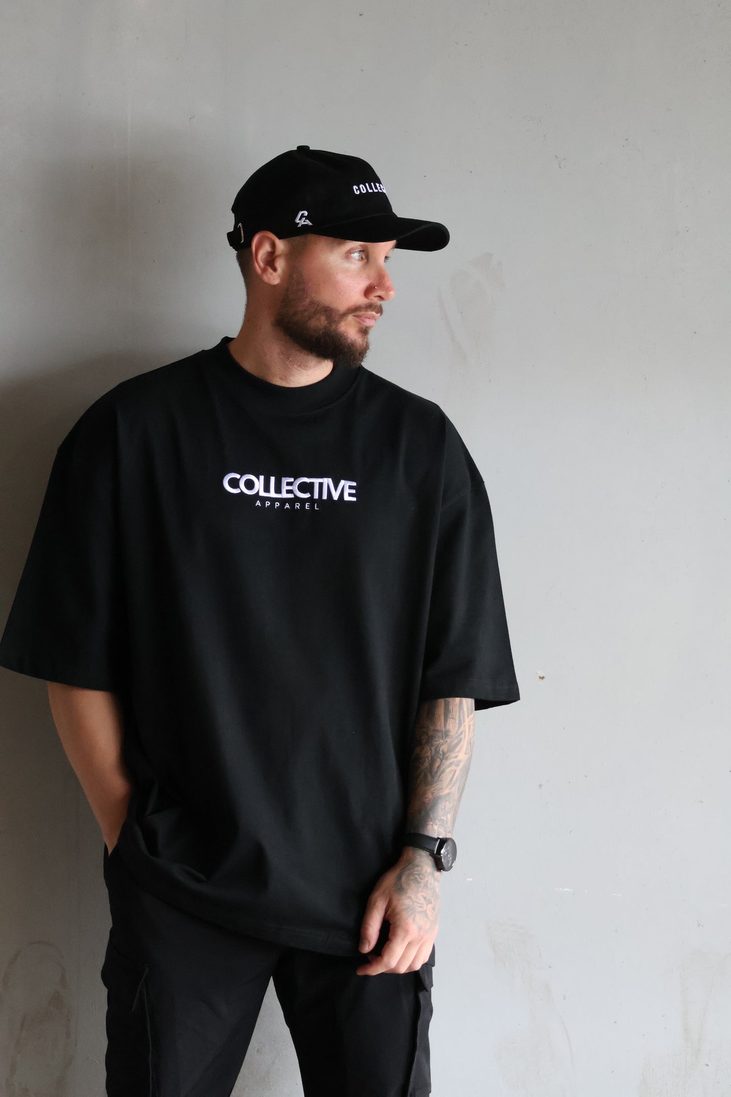 S1 - OVERSIZED TEE (BLACK)